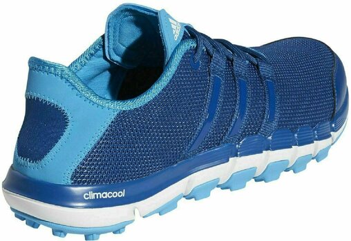 Chaussures de golf pour hommes Adidas Climacool ST Chaussures de Golf pour Hommes Dark Marine/Shock Cyan UK 12 - 3