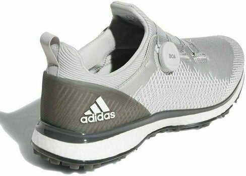 Moški čevlji za golf Adidas Forgefiber BOA Mens Golf Shoes Grey Two/Cloud White/Grey Six UK 10 - 5