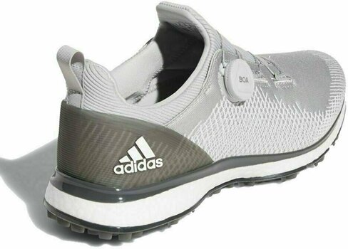 Muške cipele za golf Adidas Forgefiber BOA Mens Golf Shoes Grey Two/Cloud White/Grey Six UK 8 - 5