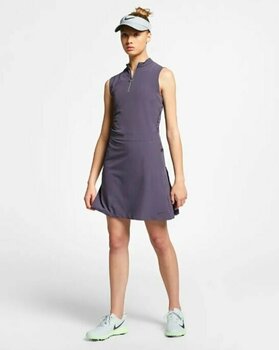 Skirt / Dress Nike Dry Flex Womens Polo Dress Gridiron/Gridiron S - 7