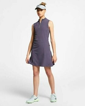 Saia/Vestido Nike Dry Flex Womens Polo Dress Gridiron/Gridiron XS - 7