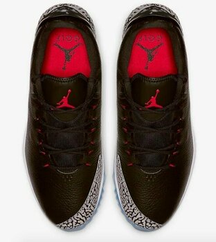 Chaussures de golf pour hommes Nike Jordan ADG Black/White/Red 43 - 4