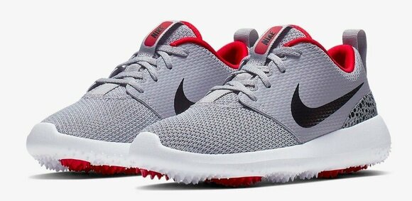 Chaussures de golf junior Nike Roshe G Grey/White/Red 38,5 - 2