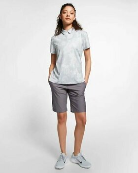 Риза за поло Nike Dri-Fit All Over Floral Print Wmn Polo Pure Platinum/White S - 5