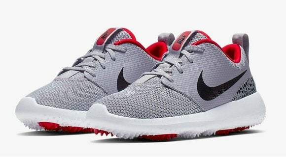 Chaussures de golf pour hommes Nike Roshe G Grey/White/Red 42 - 3