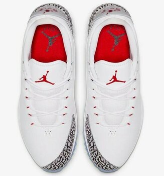 Pantofi de golf pentru bărbați Nike Jordan ADG Alb/Gri/Roșu 45 - 5