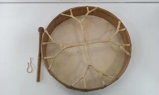 Kézi dob Sela Shaman Goat Rituális dob 22" (Használt ) - 1