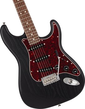 E-Gitarre Fender MIJ Limited Stratocaster RW Black E-Gitarre - 4