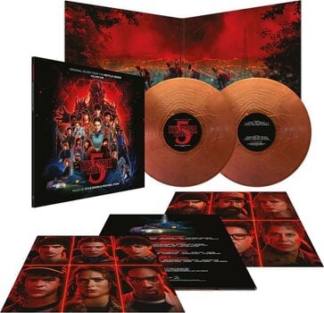 Disc de vinil Kyle Dixon & Michael Stein - Stranger Things 5 (Original Score - Volume One) (Gold Metalic Coloured) (2 LP) - 2
