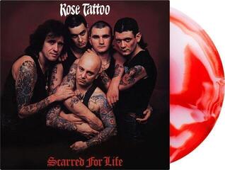 LP Rose Tattoo - Scarred For Life (Limited Edition) (Red/White Swirl Coloured) (LP) - 1