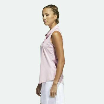 Polo Shirt Adidas Ultimate365 Sleeveless Womens Polo Shirt True Pink S - 6
