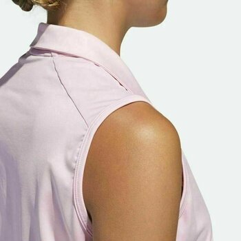 Camiseta polo Adidas Ultimate365 Sleeveless Womens Polo Shirt True Pink S - 9