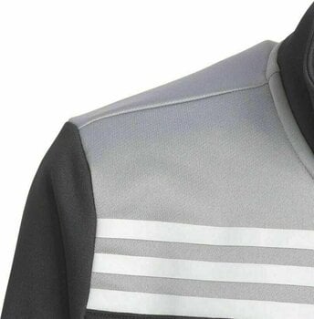 Pulover s kapuco/Pulover Adidas Colorblocked Layer Junior Sweater Grey Three 11-12Y - 4