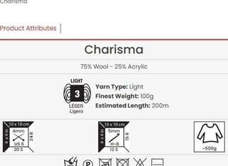 Kudumislõng Yarn Art Charisma 156 Kudumislõng - 2