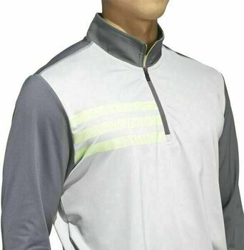 Kapuzenpullover/Pullover Adidas 3-Stripes Competition 1/4 Zip Mens Sweater Grey Five/Grey Two L - 7