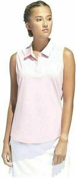 Poloshirt Adidas Ultimate365 Sleeveless Womens Polo Shirt True Pink M - 3