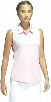Polo Shirt Adidas Ultimate365 Sleeveless Womens Polo Shirt True Pink M - 4