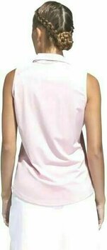 Camiseta polo Adidas Ultimate365 Sleeveless Womens Polo Shirt True Pink M - 5