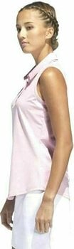 Polo majica Adidas Ultimate365 Sleeveless Womens Polo Shirt True Pink M - 6