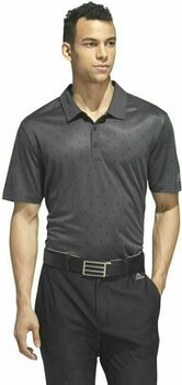 Chemise polo Adidas Pine Cone Critter Printed Polo Golf Homme Carbon Black 2XL - 3