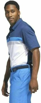 Polo Shirt Adidas Adipure Premium Engineered Mens Polo Shirt True Blue L - 4