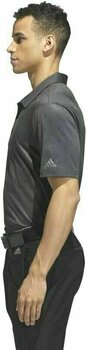 Poolopaita Adidas Pine Cone Critter Printed Mens Polo Shirt Carbon Black 2XL - 5