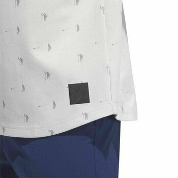 Риза за поло Adidas Adicross Piqué Mens Polo Shirt Grey XL - 10