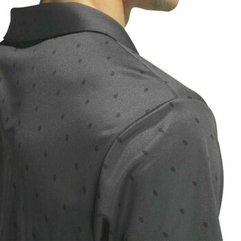 Pikétröja Adidas Pine Cone Critter Printed Mens Polo Shirt Carbon Black 2XL - 9