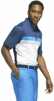Camiseta polo Adidas Adipure Premium Engineered Mens Polo Shirt True Blue L - 6