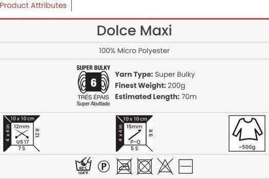 Pletacia priadza Yarn Art Dolce Maxi 751 Pletacia priadza - 3