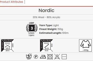 Strikkegarn Yarn Art Nordic 652 Strikkegarn - 2