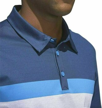 Pikétröja Adidas Adipure Premium Engineered Mens Polo Shirt True Blue L - 8