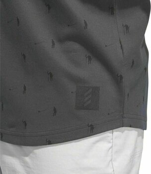 Polo Shirt Adidas Adicross Piqué Mens Polo Shirt Carbon Black M - 8