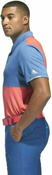 Camiseta polo Adidas Cch Heathered Competition Mens Polo Marine/Red/Red XL - 7