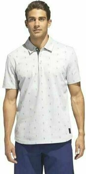 Camiseta polo Adidas Adicross Piqué Mens Polo Shirt Grey L - 4