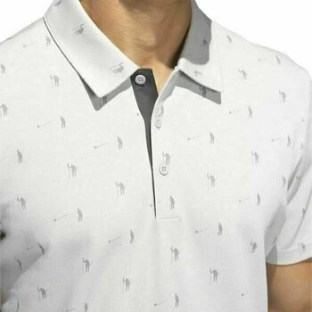 Camiseta polo Adidas Adicross Piqué Mens Polo Shirt Grey L - 9