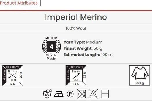 Filati per maglieria Yarn Art Imperial Merino 3339 Filati per maglieria - 3