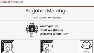 Neulelanka Yarn Art Begonia  Melange 510 Neulelanka - 2