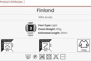 Pletacia priadza Yarn Art Finland 64 Pletacia priadza - 2