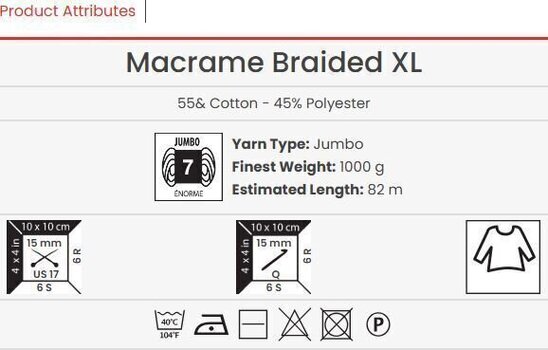 Schnur Yarn Art Macrame Braided Xl 82 m 753 Schnur - 3
