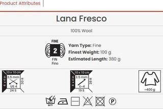 Pletilna preja Yarn Art Lana Fresco 8115 Pletilna preja - 2