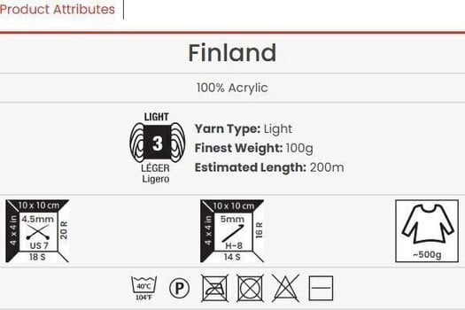 Pletacia priadza Yarn Art Finland 853 Pletacia priadza - 3