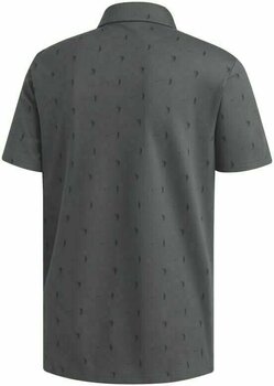 Camisa pólo Adidas Adicross Piqué Mens Polo Shirt Carbon Black 2XL - 2