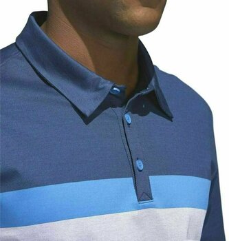 Pikétröja Adidas Adipure Premium Engineered Mens Polo Shirt True Blue M - 8
