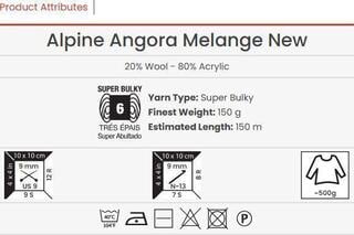 Pletacia priadza Yarn Art Alpine Angora Melange "New 6413 Pletacia priadza - 2