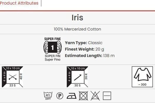 Strikkegarn Yarn Art Iris 930 Strikkegarn - 3