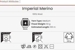 Pređa za pletenje Yarn Art Imperial Merino 3308 Pređa za pletenje - 2