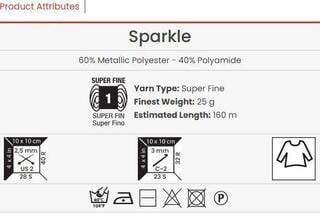 Νήμα Πλεξίματος Yarn Art Sparkle 1303 Νήμα Πλεξίματος - 2