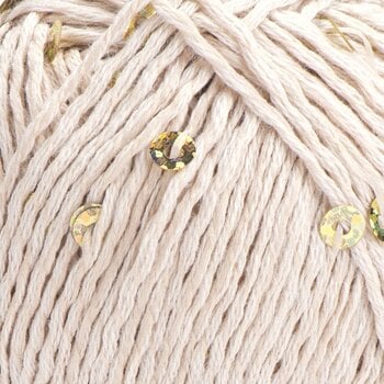 Knitting Yarn Yarn Art Cotton Gold Paillettes 7104 Knitting Yarn - 2