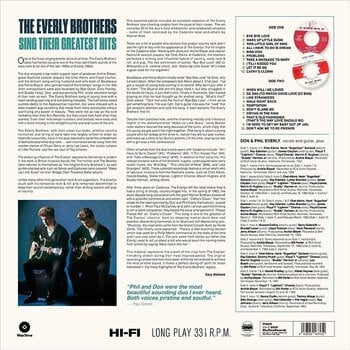 Vinyl Record Everly Brothers - Sing Their Greatest Hits (Limited Edition) (180 g) (LP) - 2